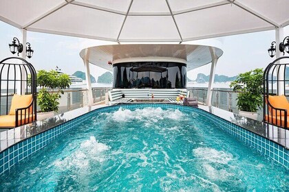Halong Bay Day Cruise, Cave, Kayak, Buffet Lunch and Jacuzzi