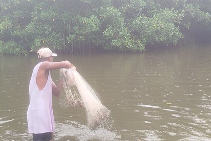 Fiskeupplevelse med infödda i Boquilla Mangroves