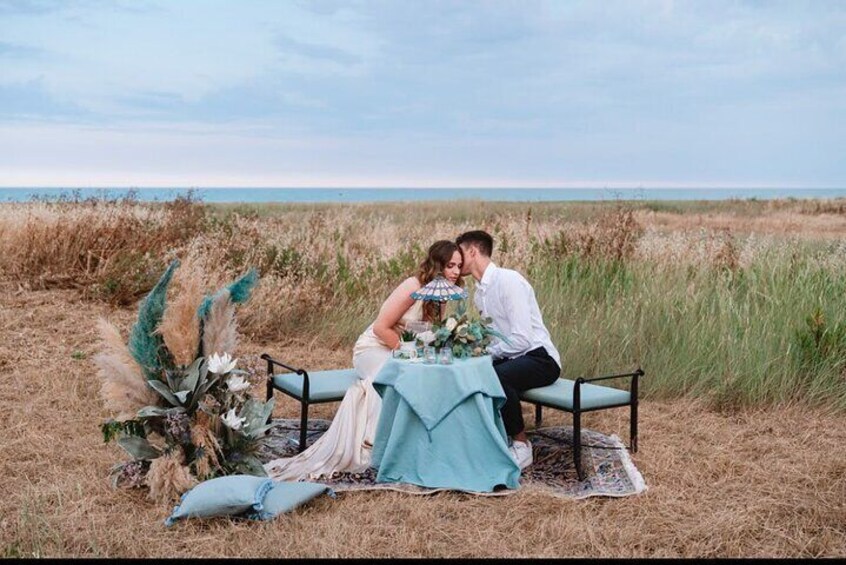 Proposal Marriage in Italy in Le Marche region 