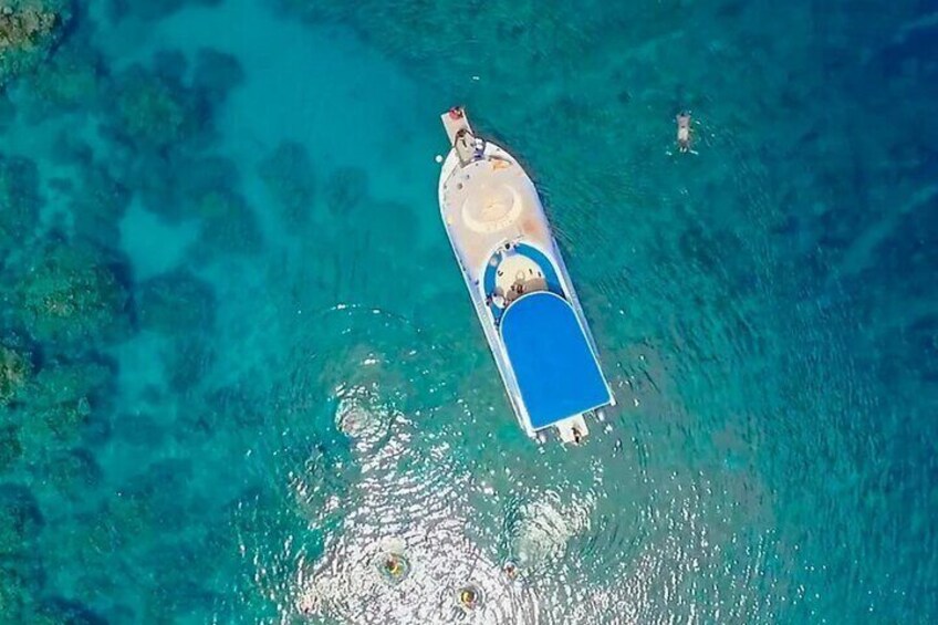 Glass Bottom Boat and Snorkeling Harbour Tour