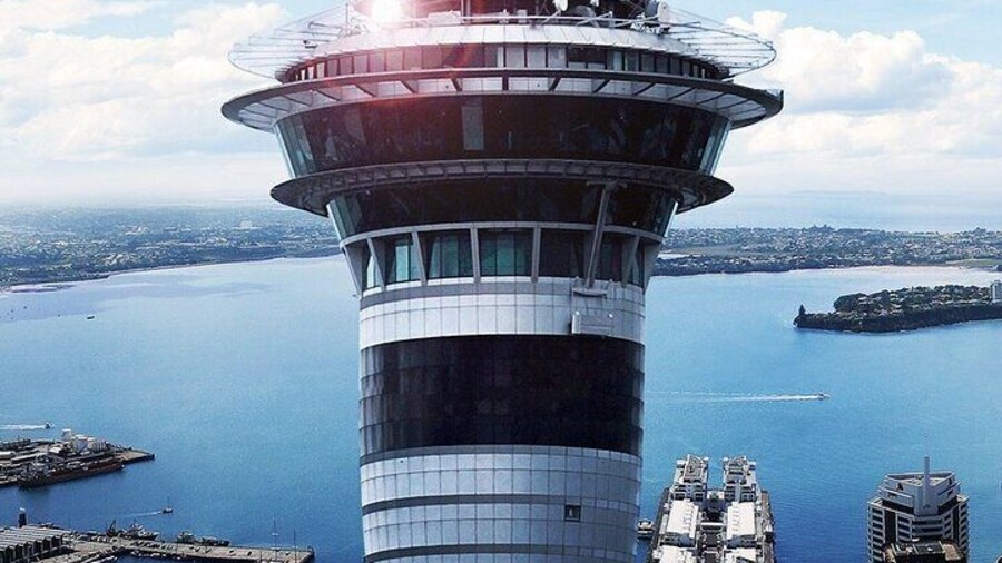 The closest you'll get to the Sky Tower from above!
