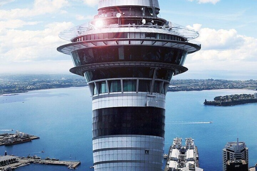 The closest you'll get to the Sky Tower from above!