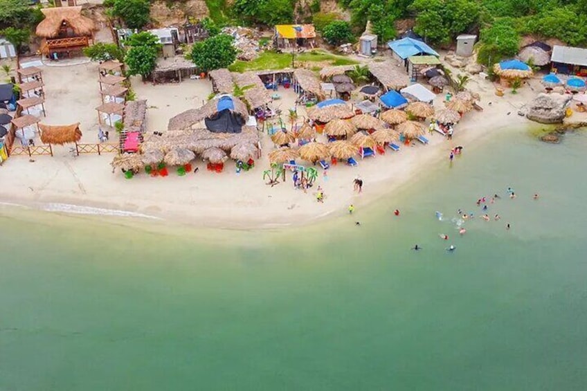 Puntarena Beach Tour from Cartagena