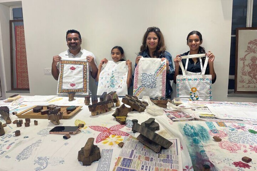 Block Printing Workshop at Studio Berõ