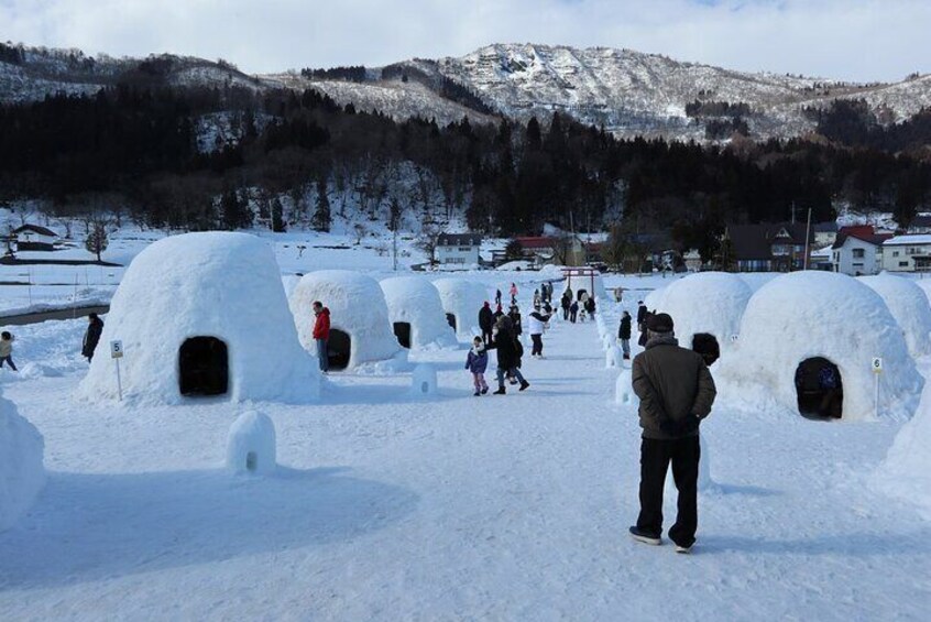 1 Day Tour Traditional Igloo Kamakura Festival and Snow Fun