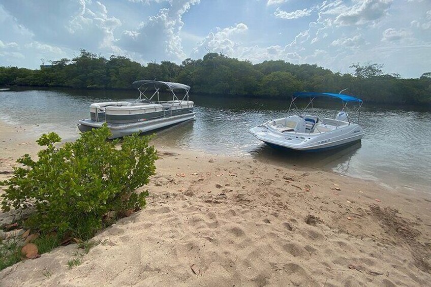 one of the many stops, the local Island. A private beach on the Atlantic side is just steps away. 