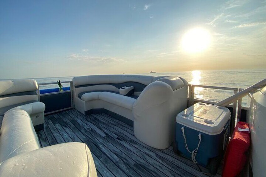 Ask for sunrise or sunset cruises. We crusie 24/7