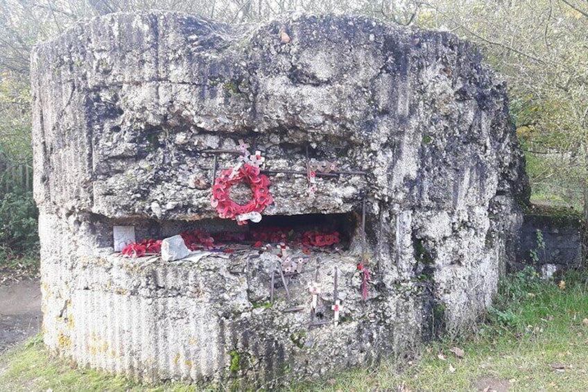 The famous Hill 62 bunker.