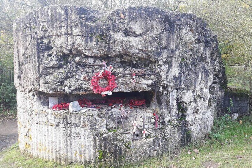 The famous Hill 62 bunker.