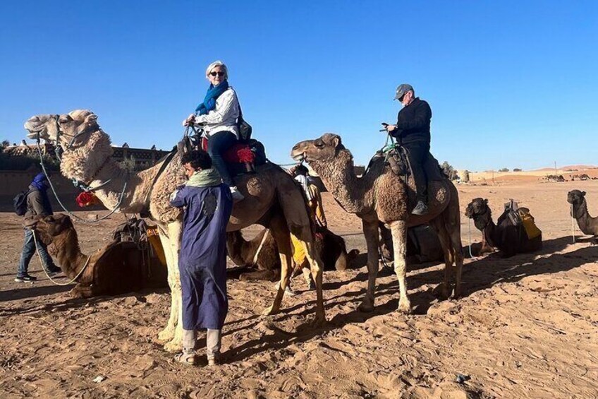 4 Day Merzouga Luxury Camp Private Desert Tour from Marrakech