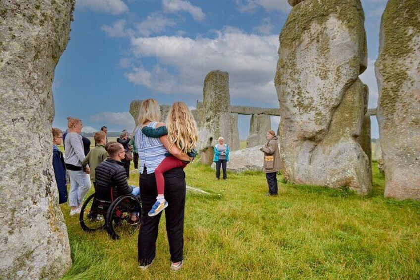 Soak in the ancient vibes inside the iconic Stonehenge circle.