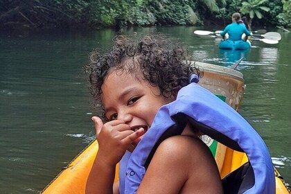 Discovery in Kayaking of the Faaroa River in Raiatea