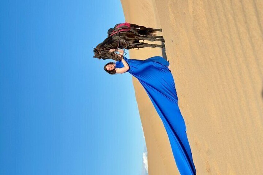 Flying dress shooting 