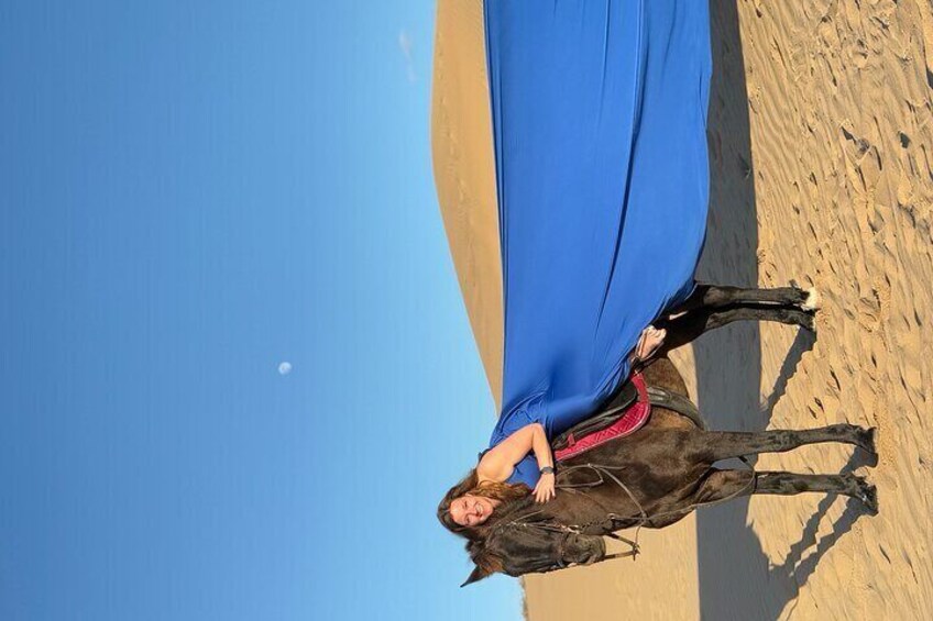 Flying dress shooting