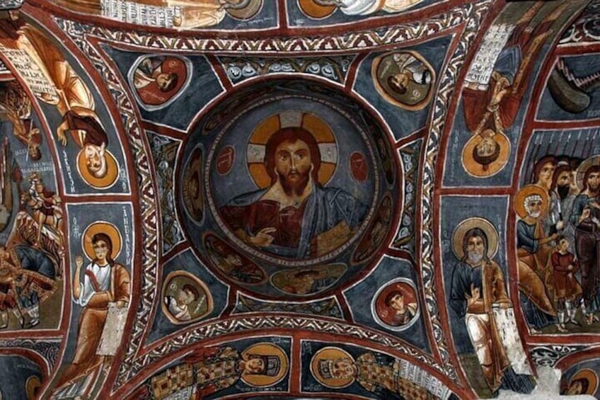 Göreme Open Air Museum - inside a church