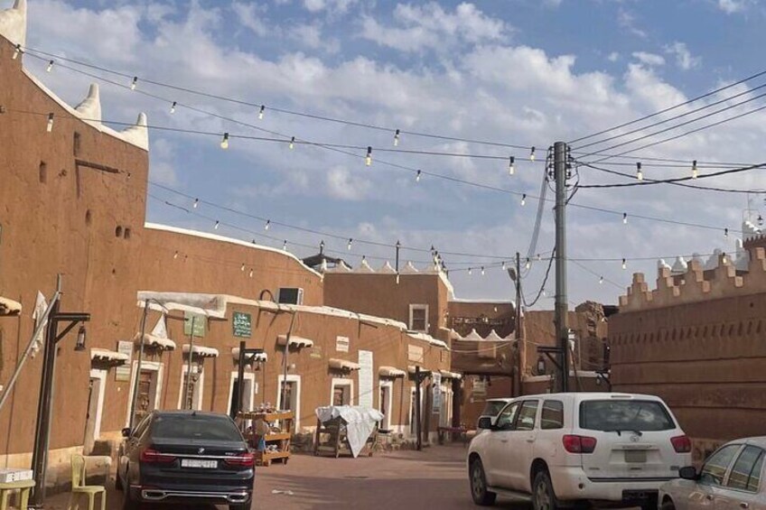 Ushaiger heritage village entrance.