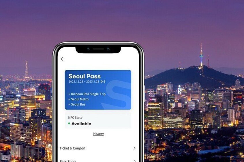 SEOUL Mobile Public Transport Card for Subway and Bus