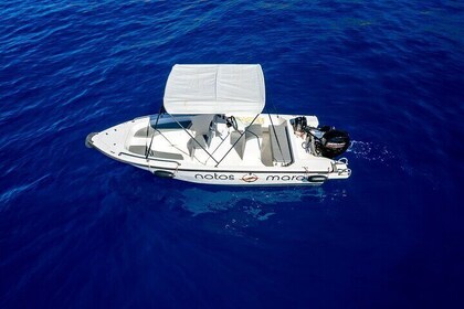 Kolymvari 5.5m-30hp Licence Free Boat Rental