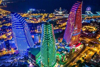 Baku Night City Tour Opdag magien ved belyste vartegn