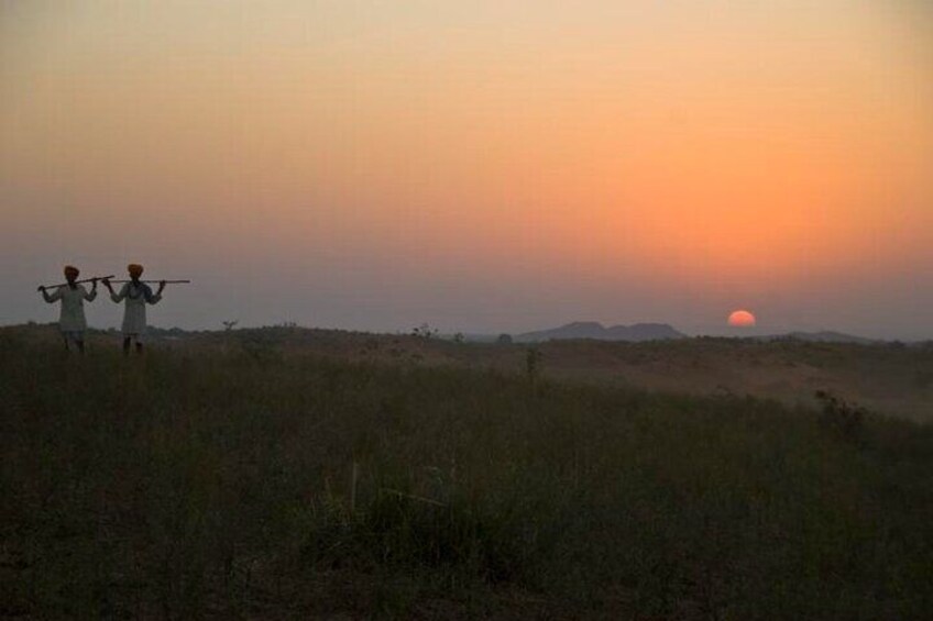 Sunset View in Pushkar