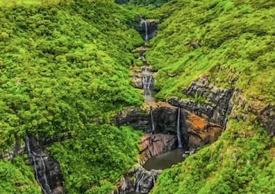 Mauritius: Volledige canyon Tamarind Falls 5-uur durende wandeling