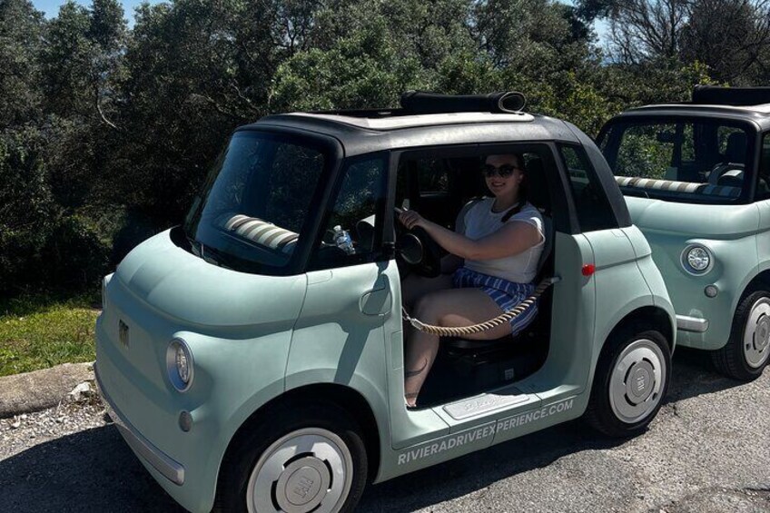Retro Electric Topolino Ride on the French Riviera
