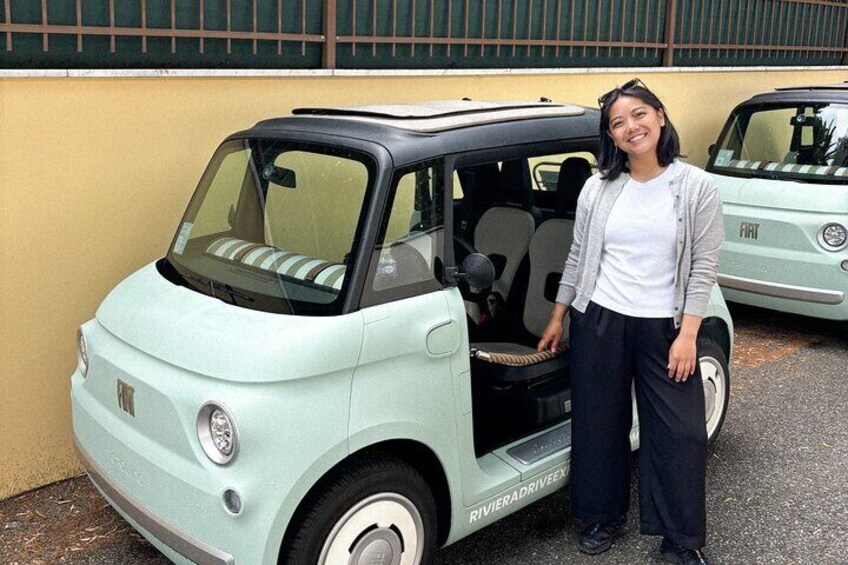 Retro Electric Topolino Ride on the French Riviera