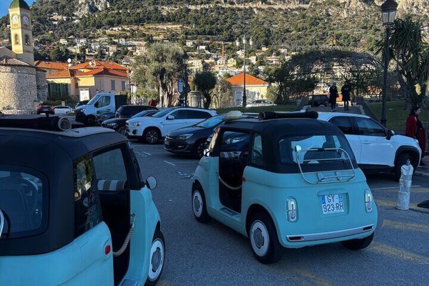 Retro Electric Topolino Ride on the French Riviera