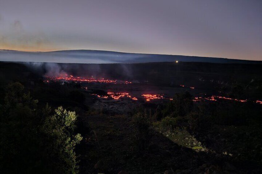 Nite glow at Halemaumau Crater 