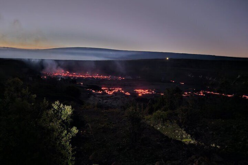Nite glow at Halemaumau Crater