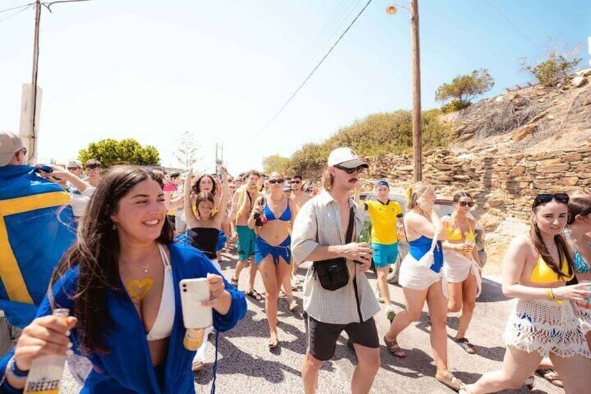 Swedish Midsummer at HQ in Ios Island