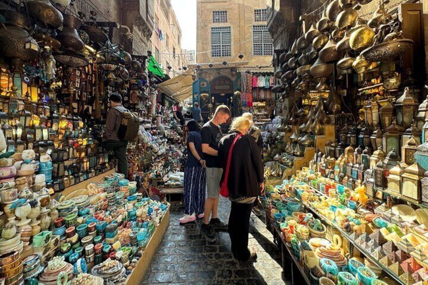 Grand Egyptian Museum, Giza Pyramids and Khan Elkhalili Market