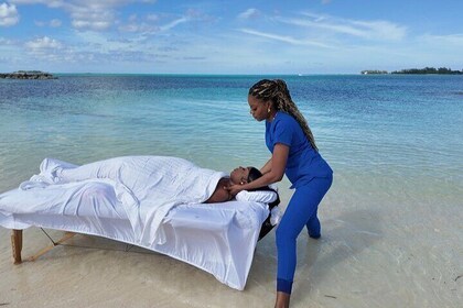 Private Beachfront Massage in Nassau Bahamas with Transportation