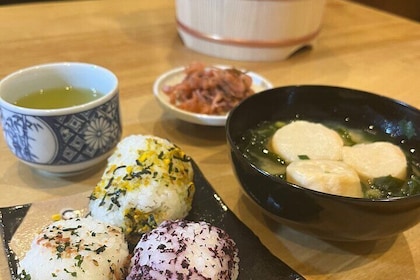 Takayama Rice Ball and Miso Soup Making at a buddhist temple