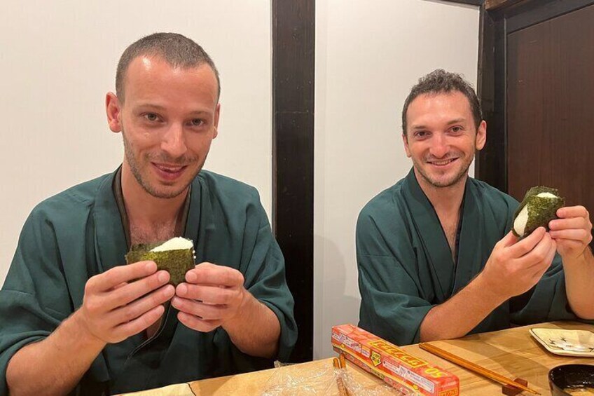 Takayama Onigiri Rice Ball and Miso Soup Making