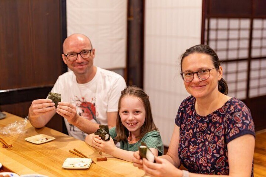 Takayama Onigiri Rice Ball and Miso Soup Making