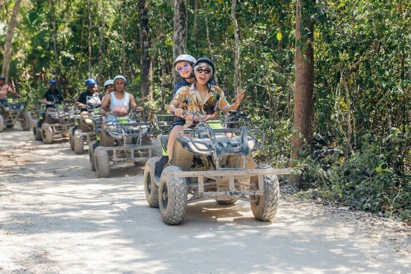 Adrenaline Tour ATV Cenote And Zipline