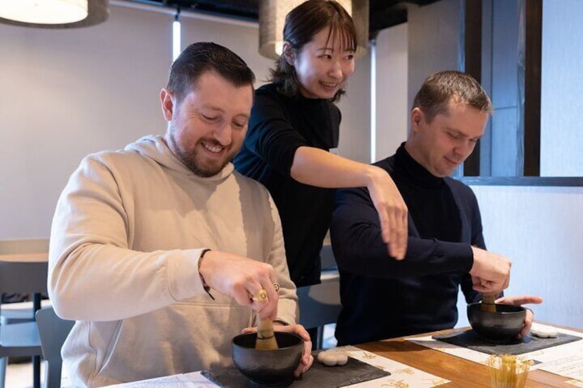 【New Open!】Matcha Making Tokyo! Japanese Sweets Set in Asakusa!