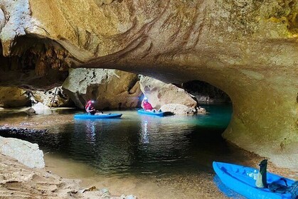 7 miles cave kayaking and zipline combo