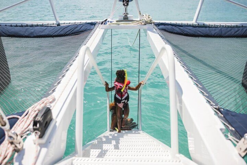 Grace Bay Luxury Catamaran Reef Snorkel Sail