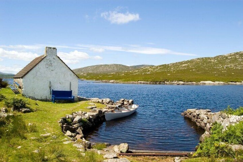 White Irish Cottage