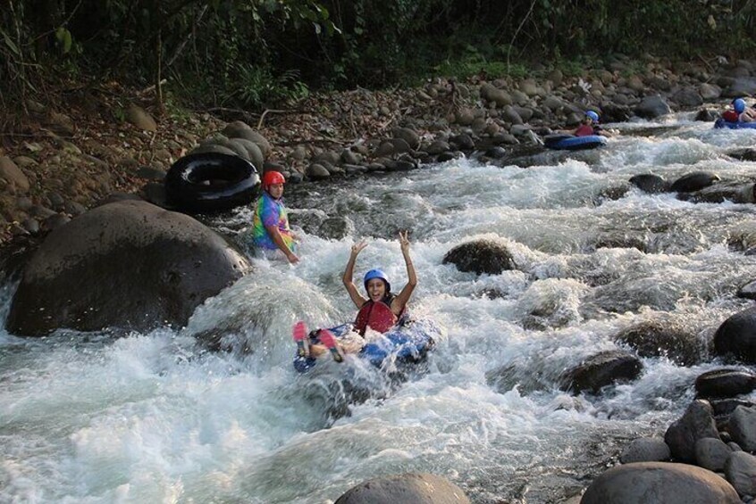 Combo Blue river Tubing ,Sloth Refuge and Rain Forest.