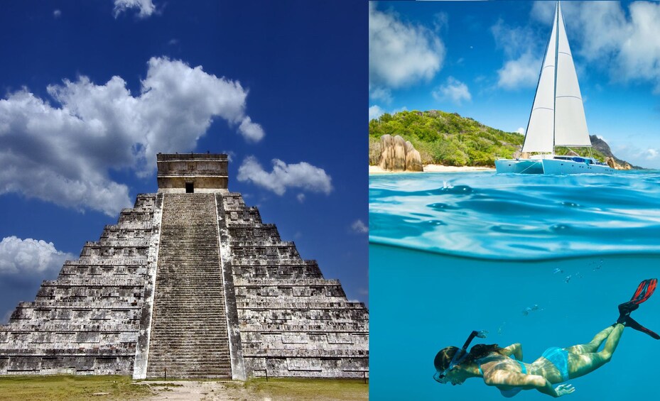 2 for 1: Chichen Itza & Catamaran to Isla Mujeres