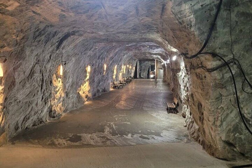 Huge Salt Mine, Lunch at the Winery and Dracula's Tomb