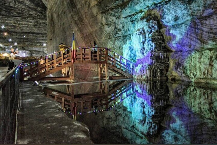 Huge Salt Mine, Lunch at the Winery and Dracula's Tomb