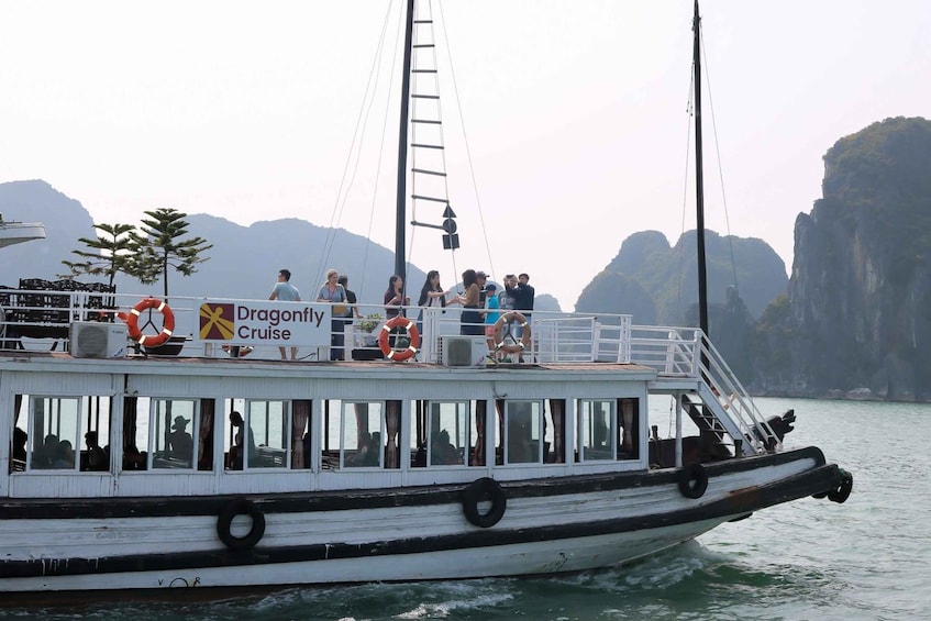 Picture 13 for Activity Hanoi: Islands, Caves, Kayak & Halong Dragonfly Boat Cruise