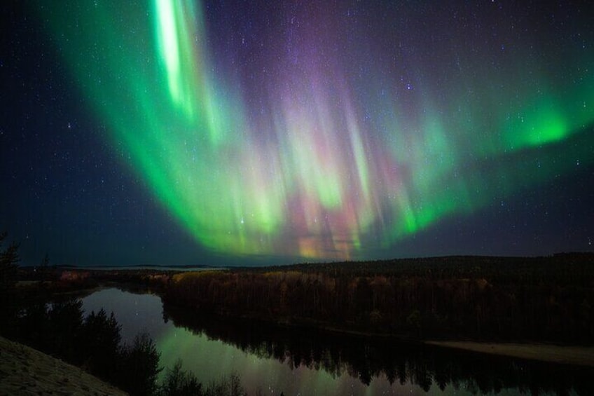 Aurora Hunting by Minivan in Ivalo, Inari or Saariselkä