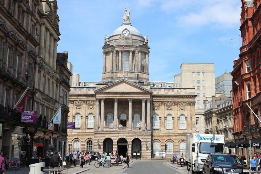 Liverpool Town Hall where the Beatles came out on the Balcony 