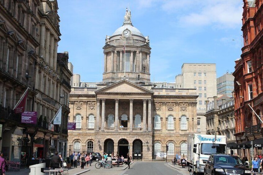 Liverpool Town Hall where the Beatles came out on the Balcony