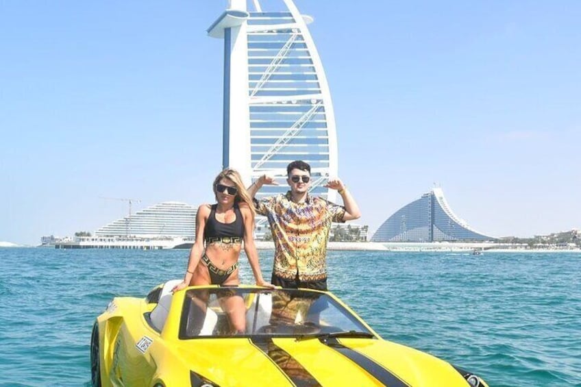 Private 60 Minutes Jet Car Experience in Dubai with transfer